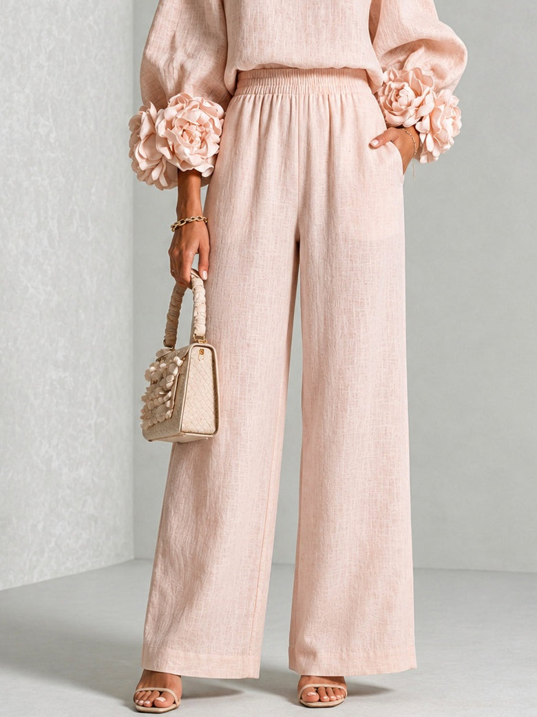 ROSALIE | SET A DUE PEZZI CON POLSINI FLOREALI.