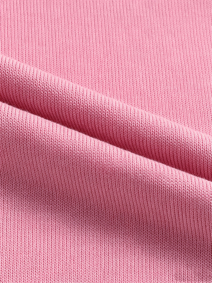 Rosanna | Cardigan Rosa con Cappuccio e Chiusura a Bottoni