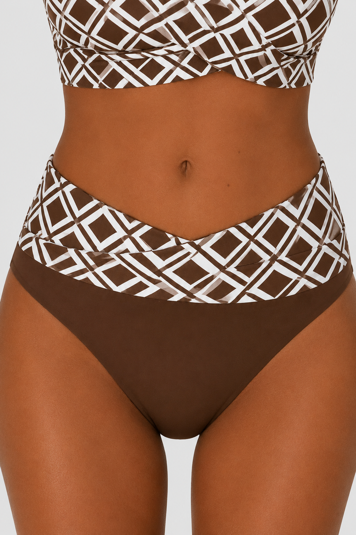 Bikini Modellante Stampato a Rombi