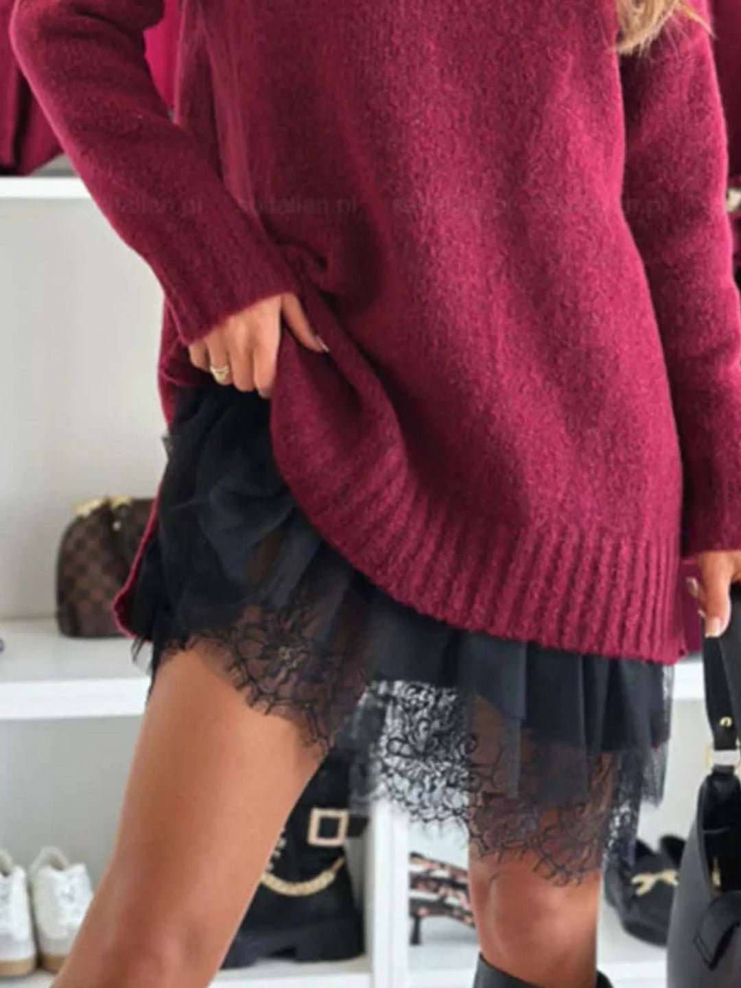 Stella | Maglione Oversized con Collo Alto