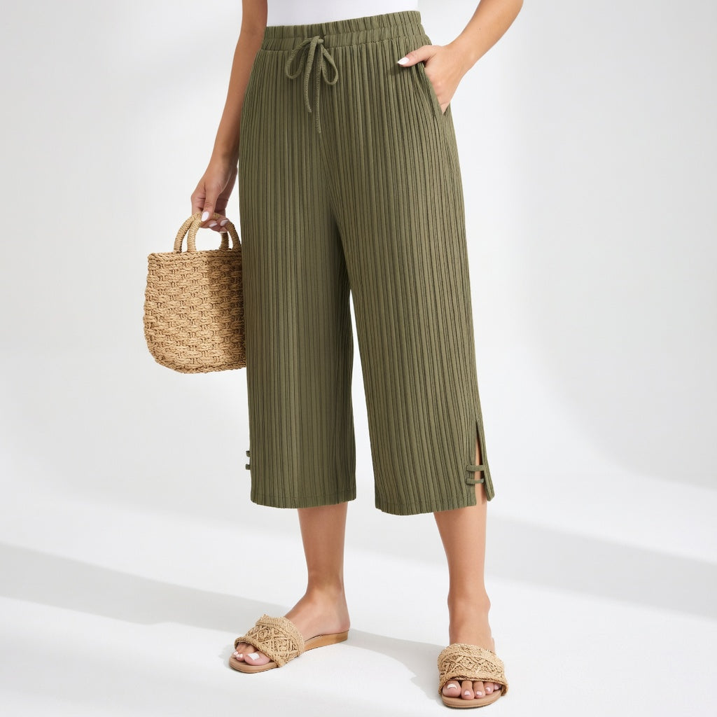 Lauréline™ — Pantaloni fluidi eleganti e confortevoli per l'estate