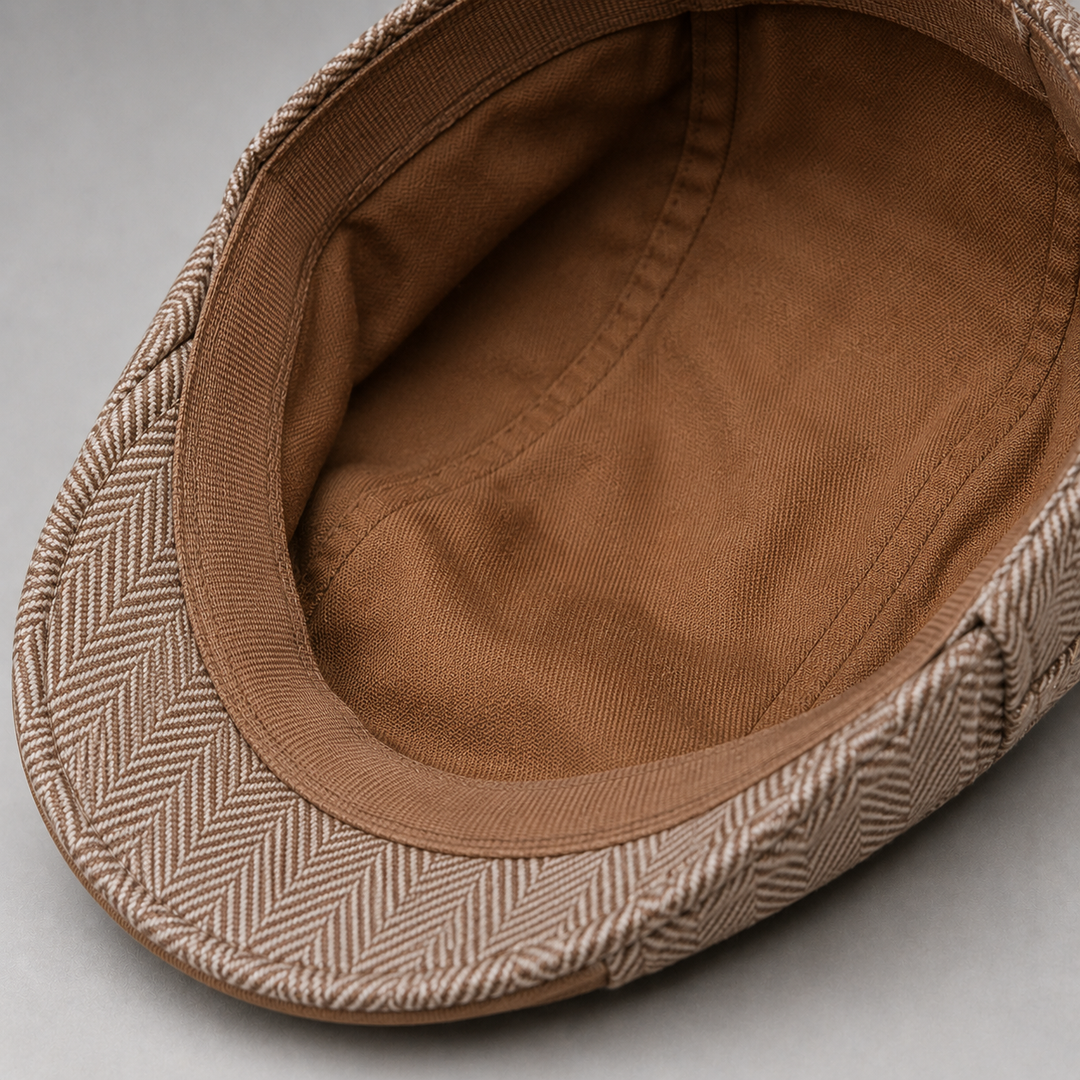 Cappello da Guida in Herringbone Windsor