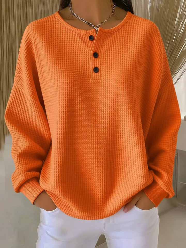 Mirabel™ | Comoda Felpa Waffle Henley