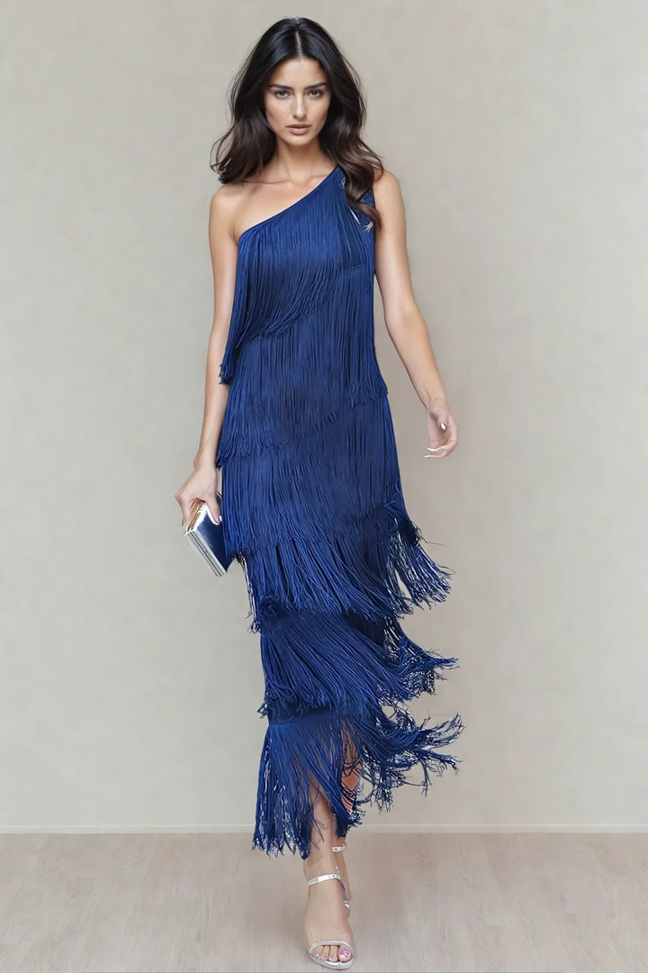 Laura | Vestito Con Frange