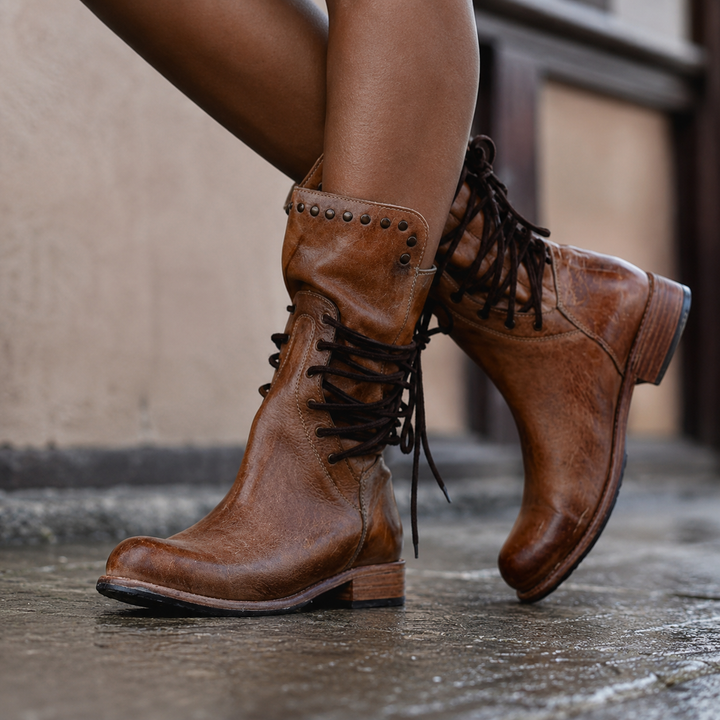 Cassidy™ | Stivali Vintage con Lacci