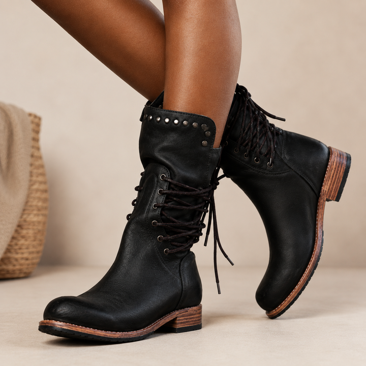 Cassidy™ | Stivali Vintage con Lacci