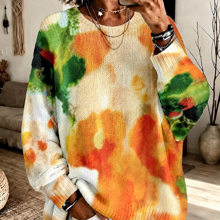 Elorinda™ | Maglione girocollo tie-dye