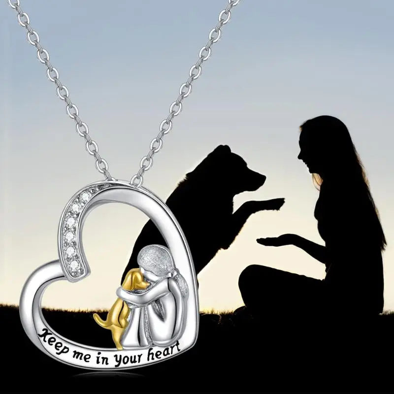 Emery™ | Collana con pendente a forma di cuore per cani