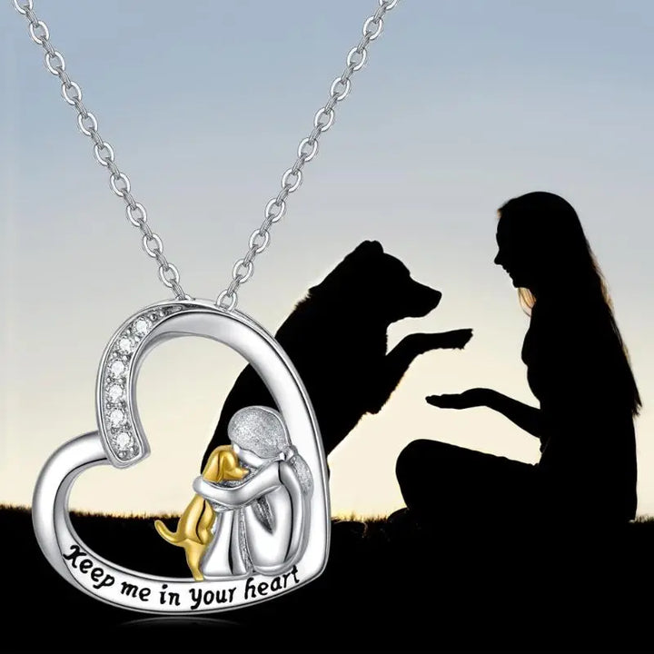 Emery™ | Collana con pendente a forma di cuore per cani