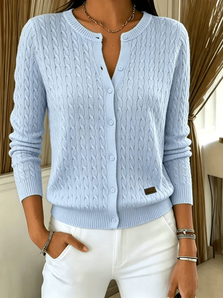 Tilde | Cardigan a trecce con bottone