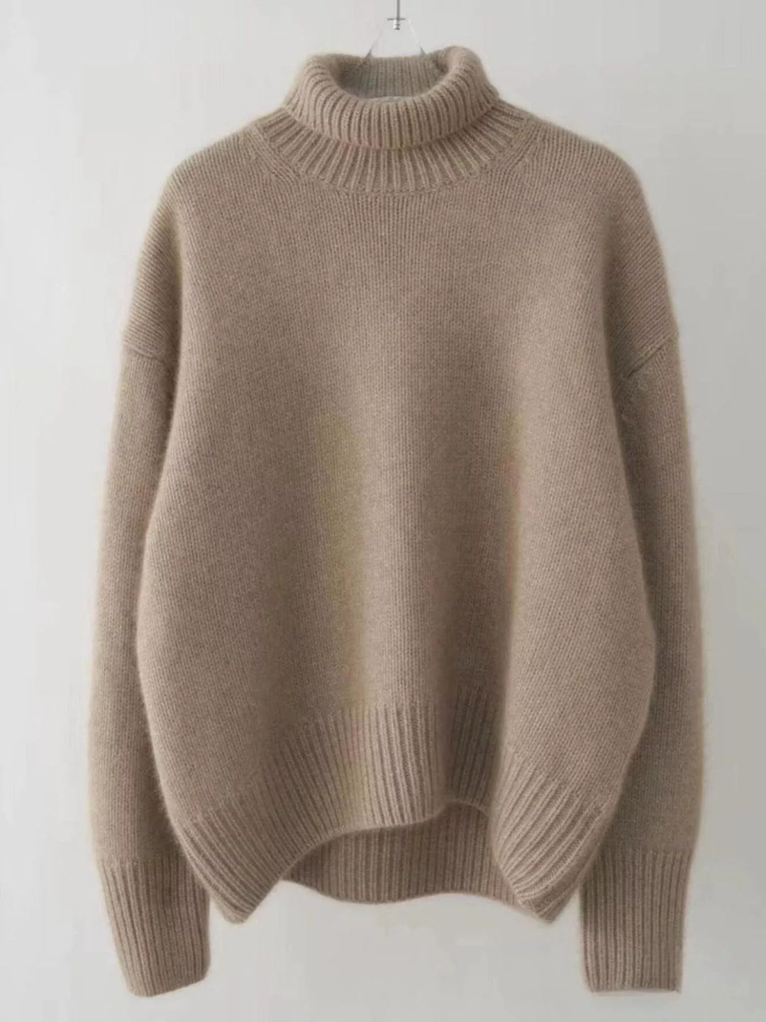 Scarlett | Maglione a Collo Alto con Spalle Cadute