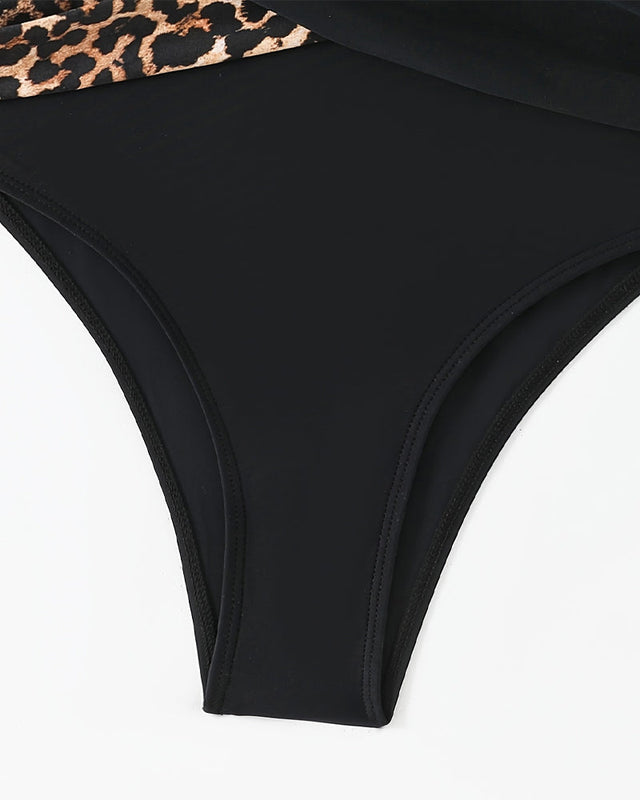 LEO™ | Costume da Bagno Intero Vacanze Stampa Leopardo