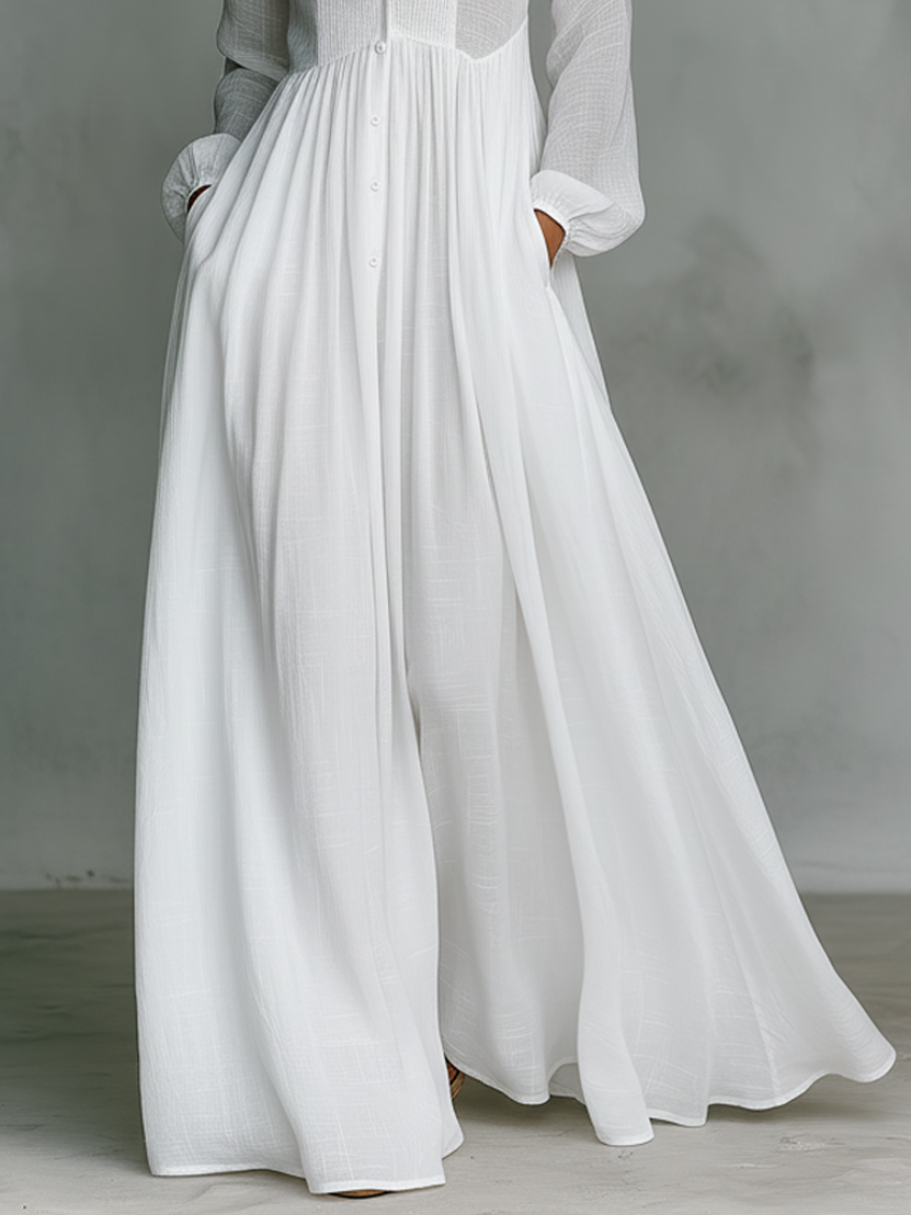 Élisa™ — Abito maxi minimalista raffinato