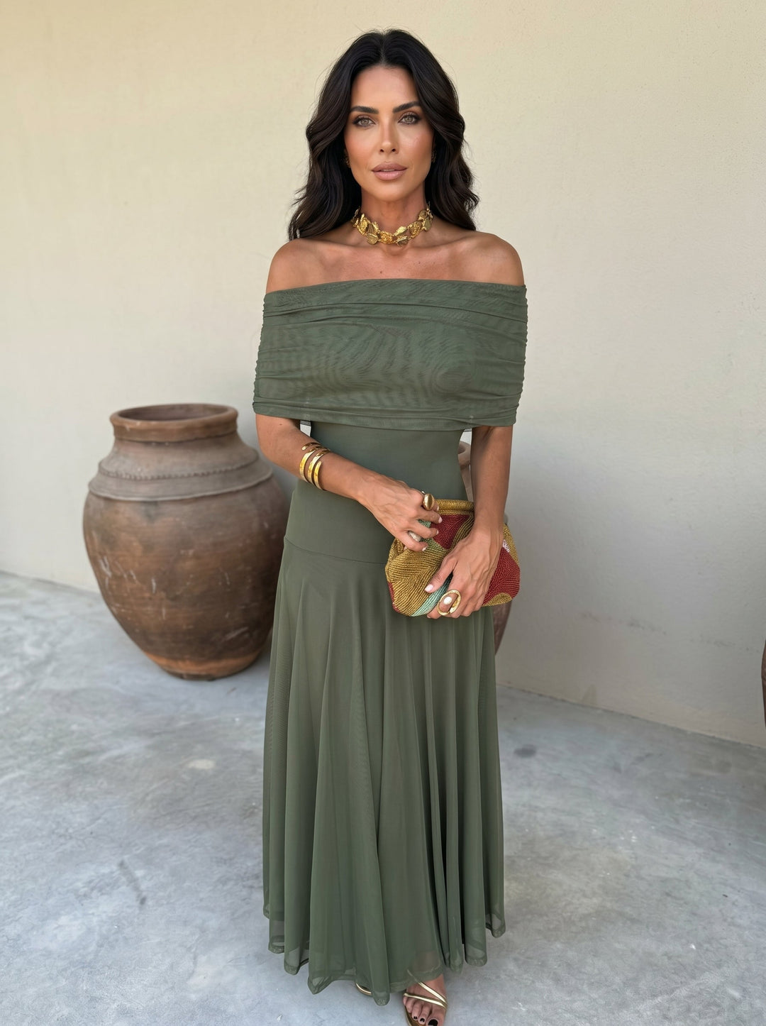 Robe Elegante Simba in Tulle di Seta - Maison Claire e Sylvie