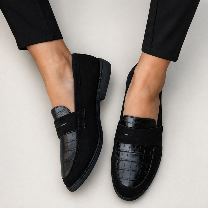 Gina | Mocassini Comfort con Dettaglio Croc