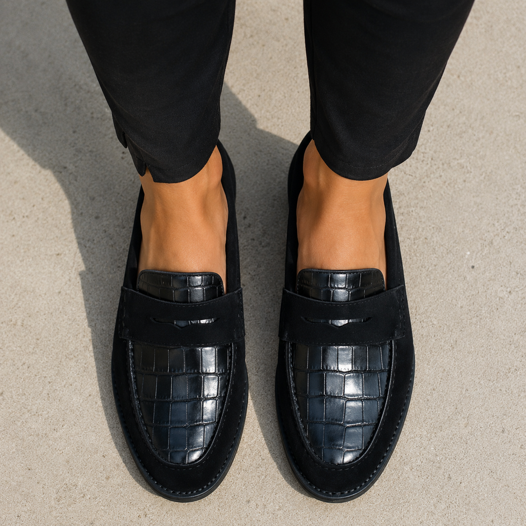 Gina | Mocassini Comfort con Dettaglio Croc