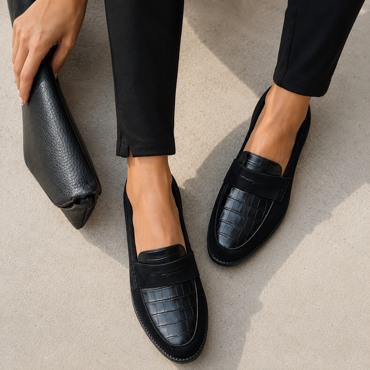 Gina | Mocassini Comfort con Dettaglio Croc