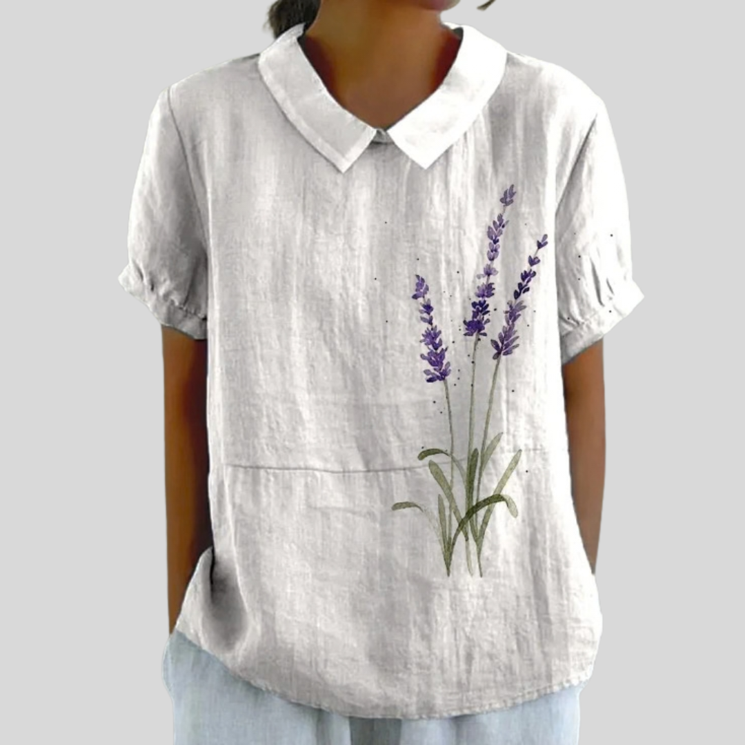 Estella | Blusa con Collo Morbido