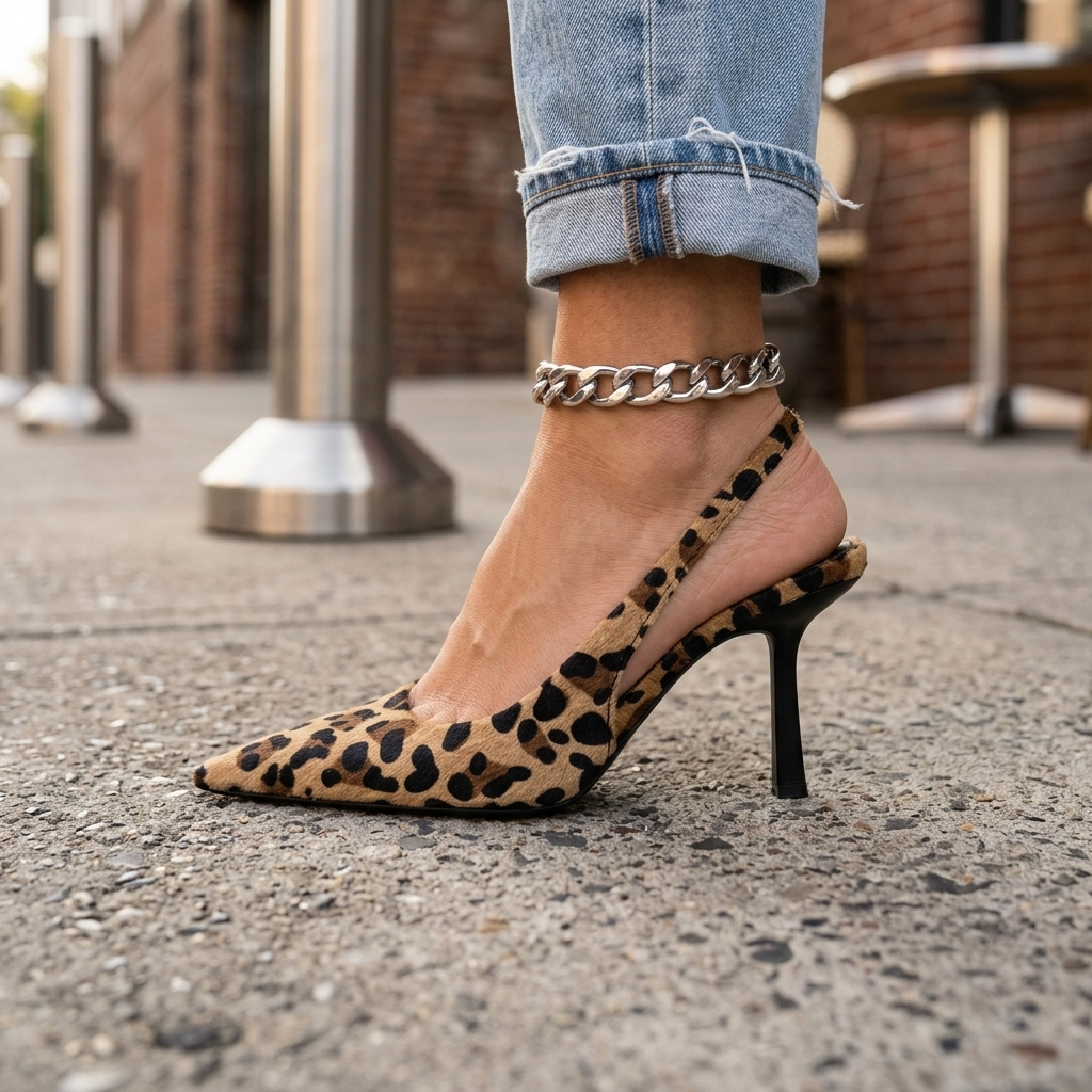 Margaret | Tacchi D'Orsay Leopardo
