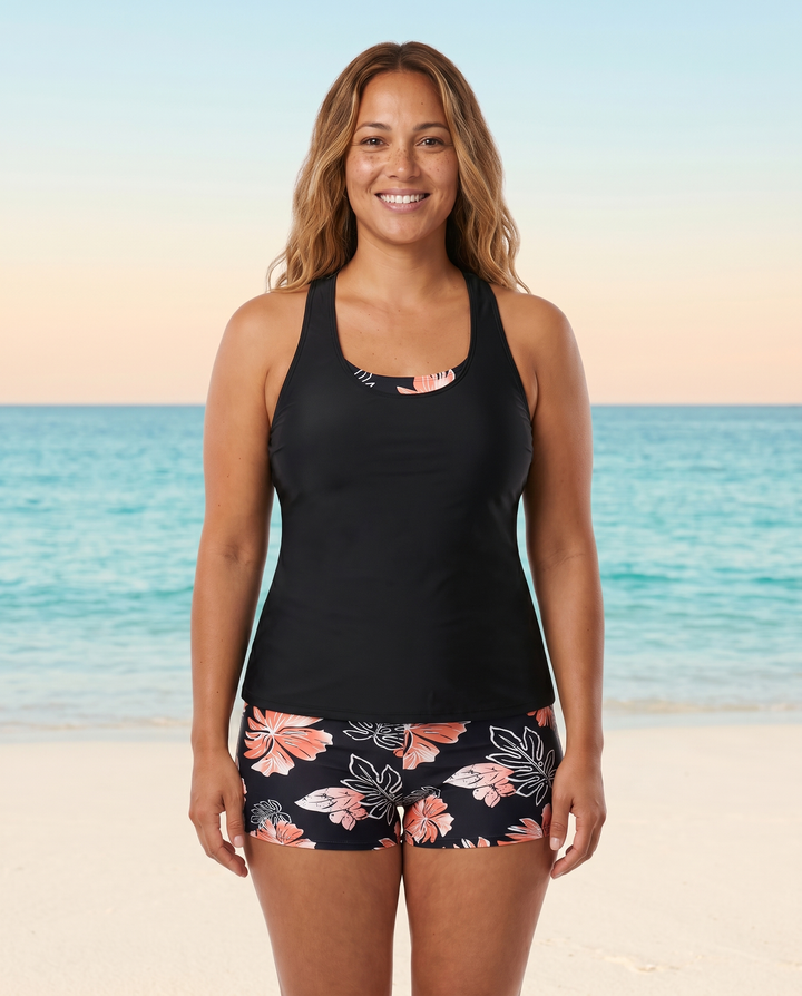 Set Tankini di Supporto in 3 Pezzi