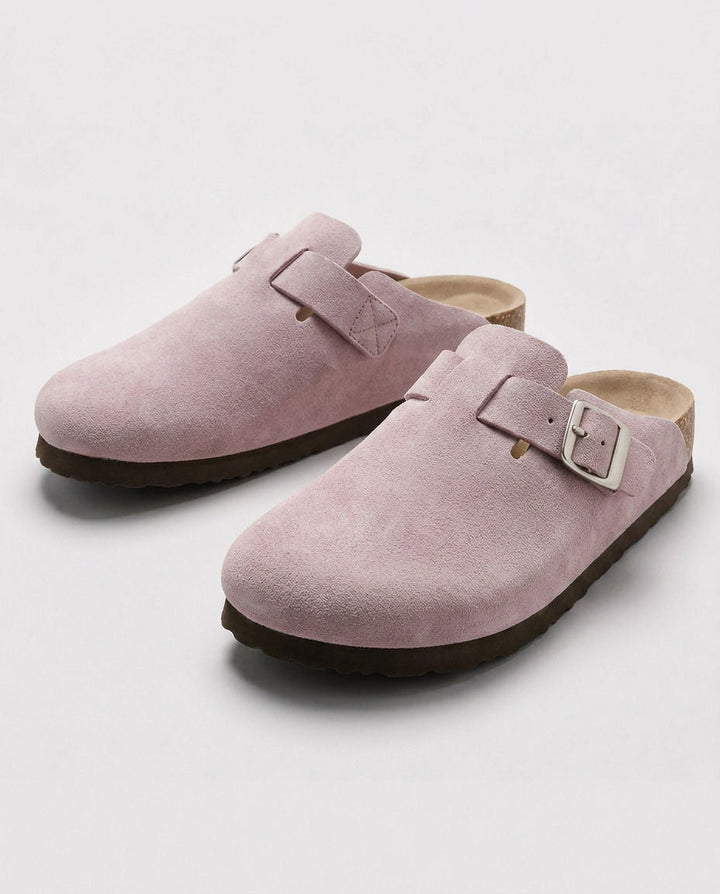 KASSEL™ | Zoccoli in camoscio con soletta interna morbida di alta qualità