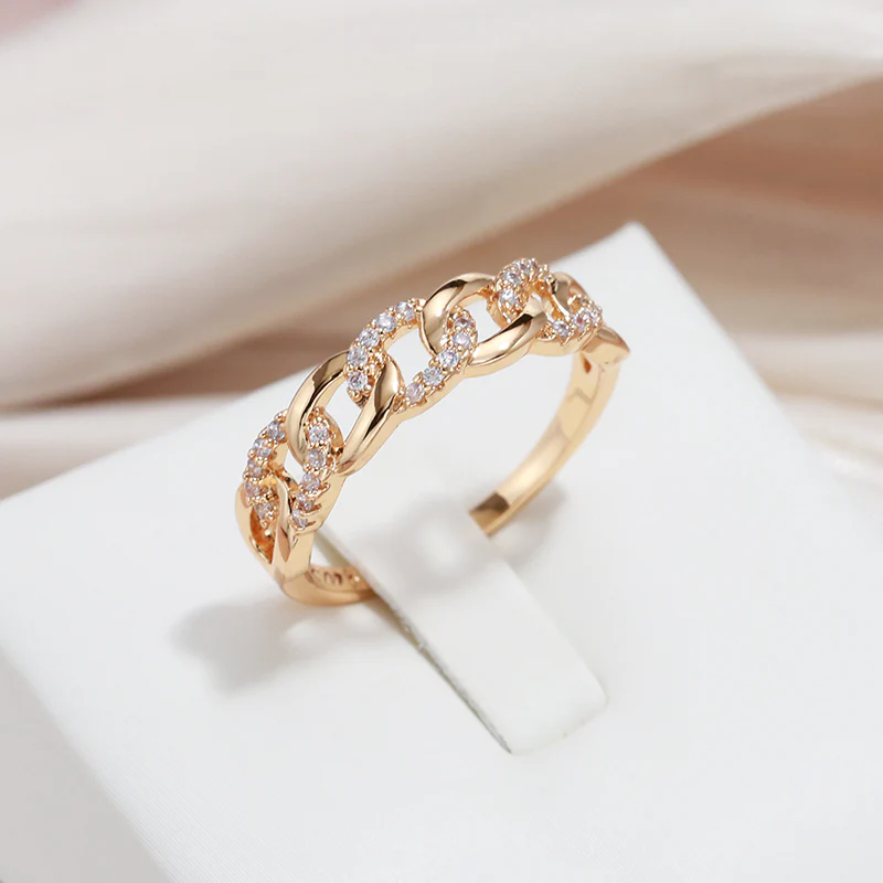 Fátima - Anello Dorato “Malla Chic”