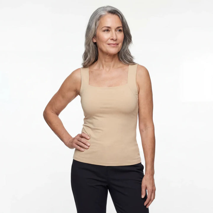 Top con reggiseno integrato