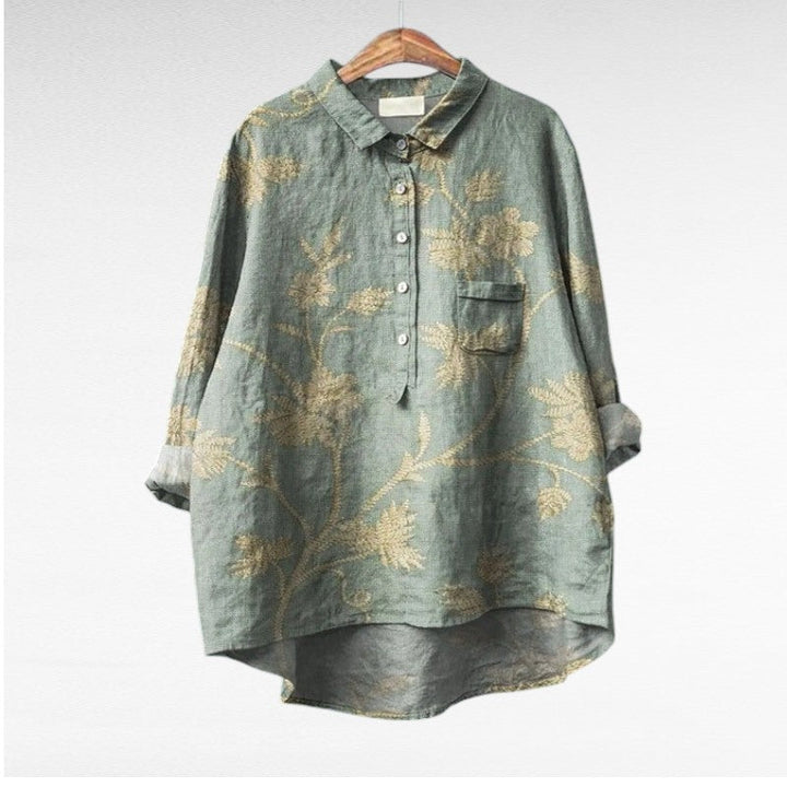 Cecily | Blusa Floreale Pittorica