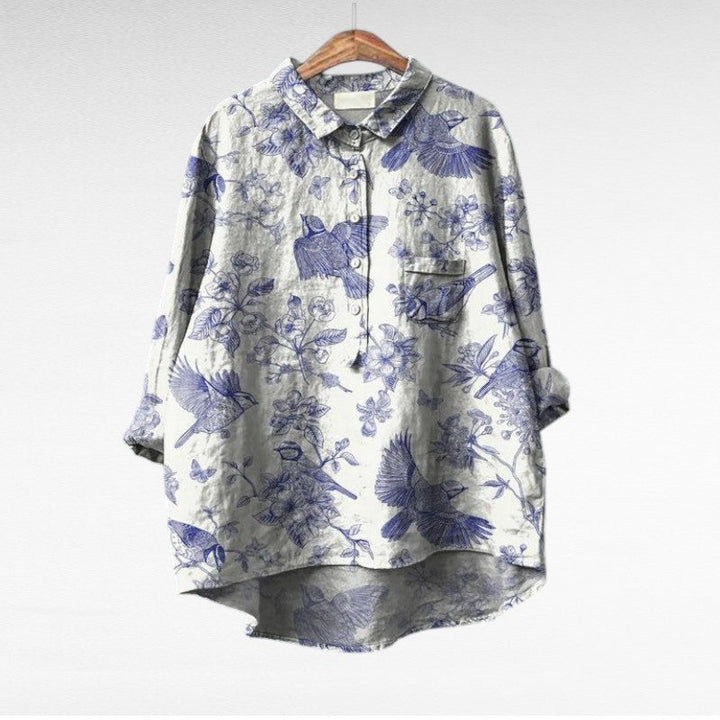 Cecily | Blusa Floreale Pittorica