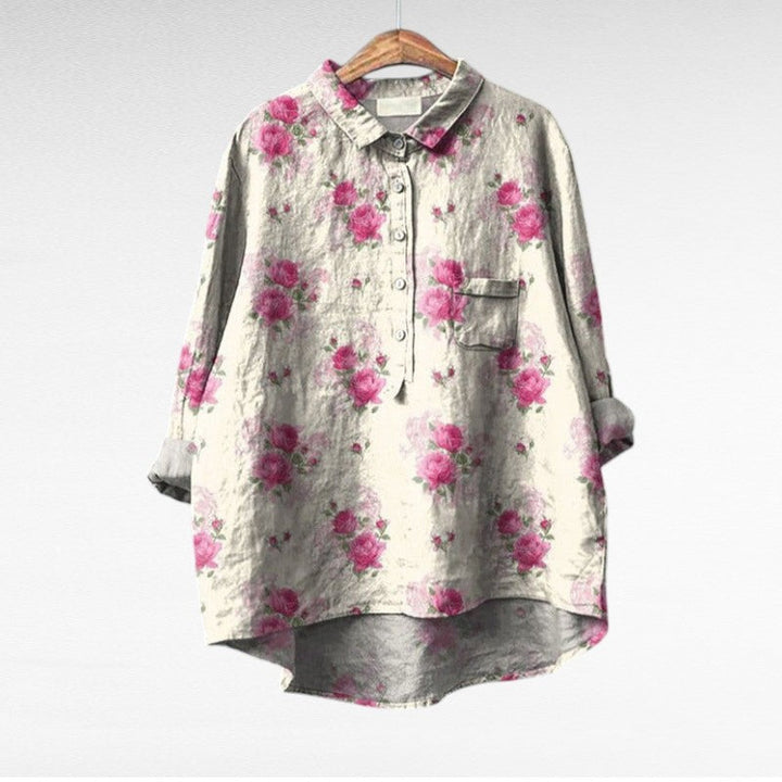 Cecily | Blusa Floreale Pittorica