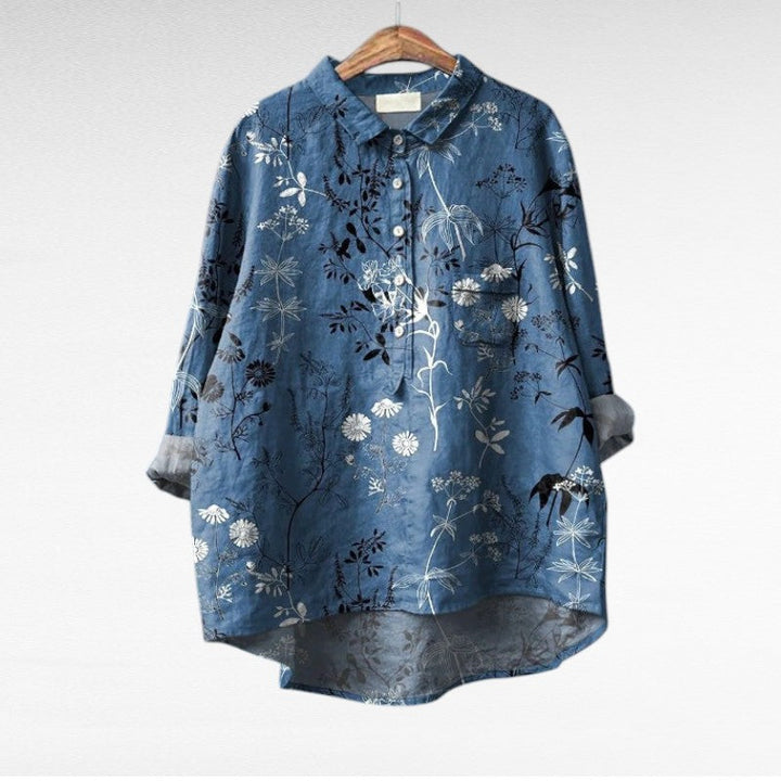 Cecily | Blusa Floreale Pittorica