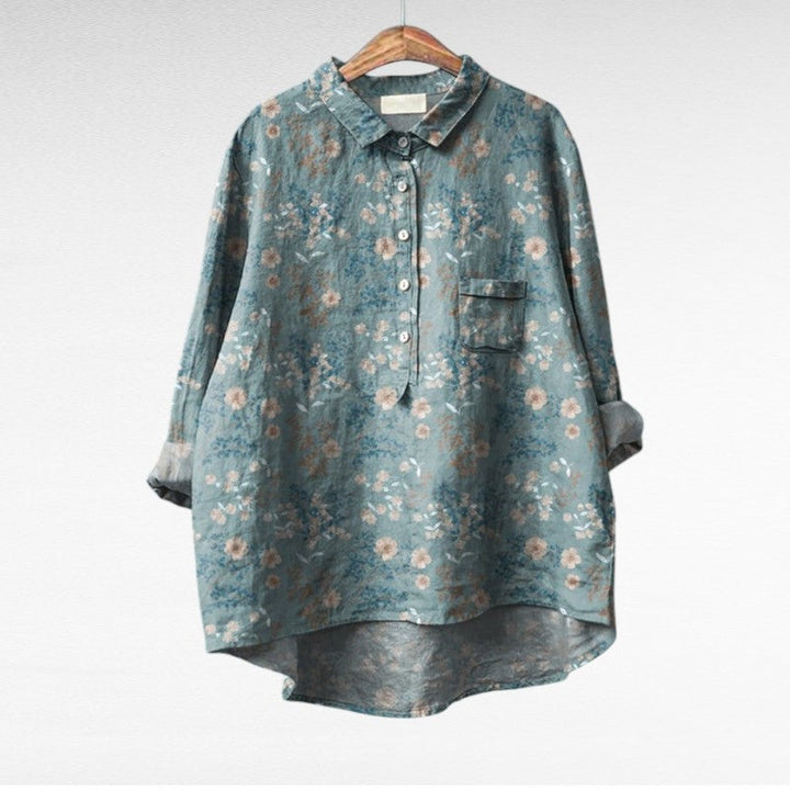 Cecily | Blusa Floreale Pittorica