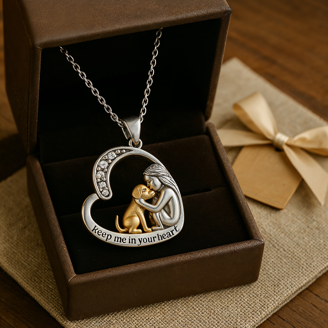 Emery™ | Collana con pendente a forma di cuore per cani
