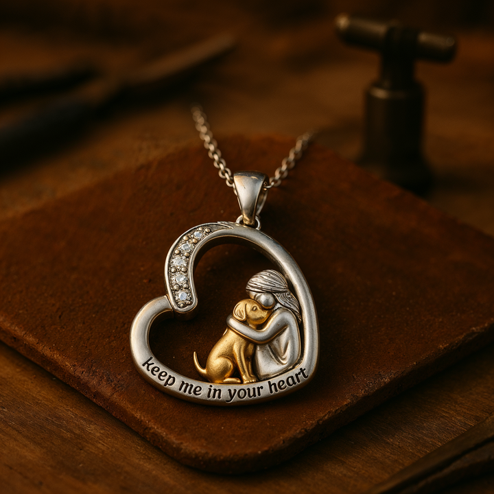 Emery™ | Collana con pendente a forma di cuore per cani