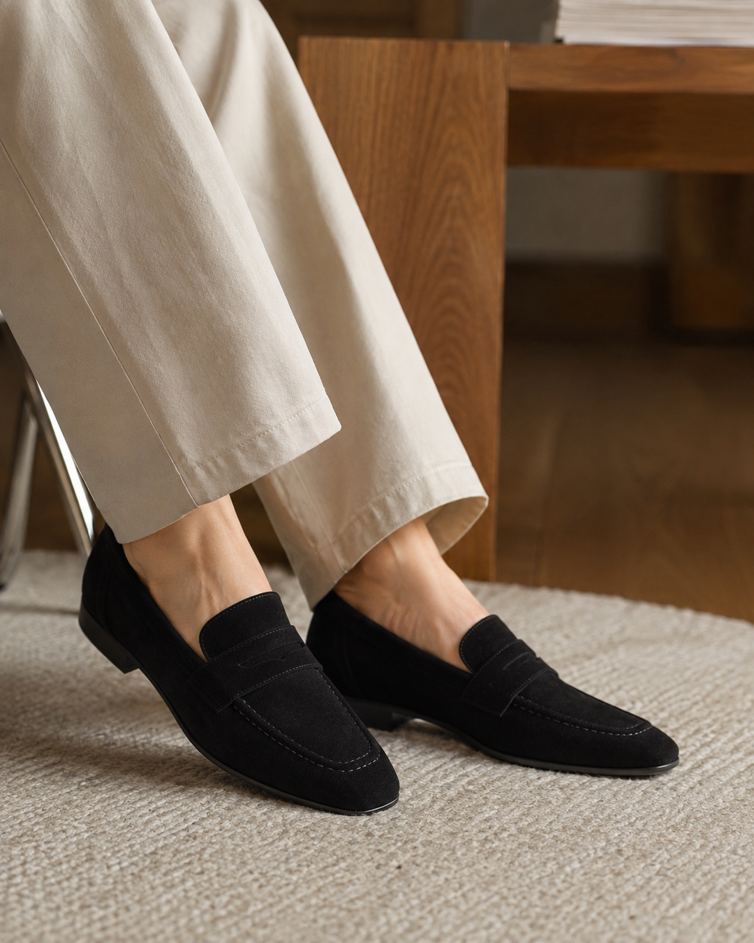 Marlene | Mocassini in Suede Morbido
