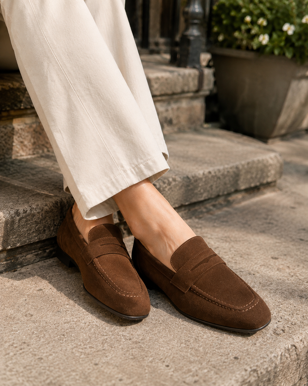 Marlene | Mocassini in Suede Morbido