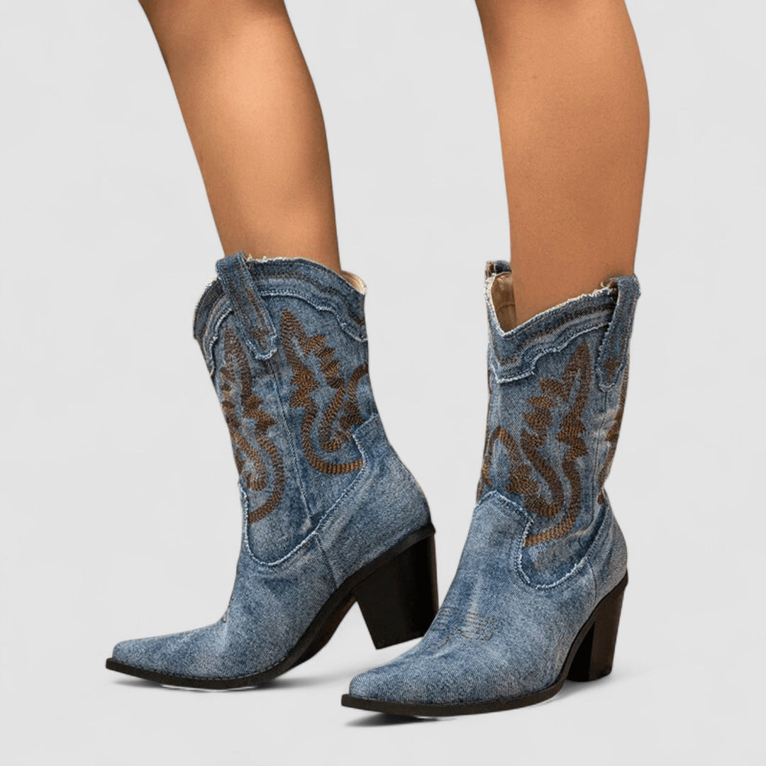 Cayetana | Stivaletti da Cowboy Ricamati