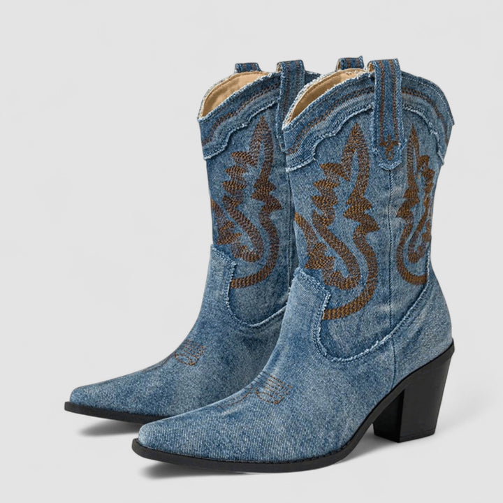 Cayetana | Stivaletti da Cowboy Ricamati