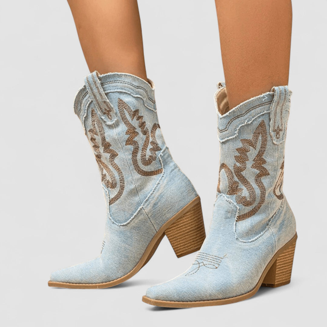 Cayetana | Stivaletti da Cowboy Ricamati