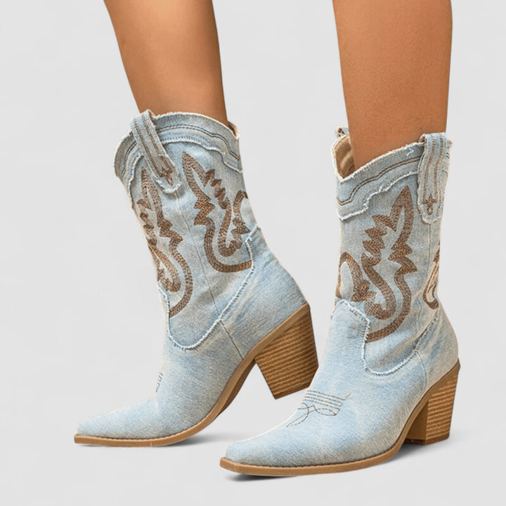 Cayetana | Stivaletti da Cowboy Ricamati