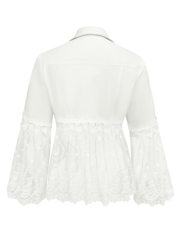 Sunnelace™ | Giacca con Pannelli in Pizzo