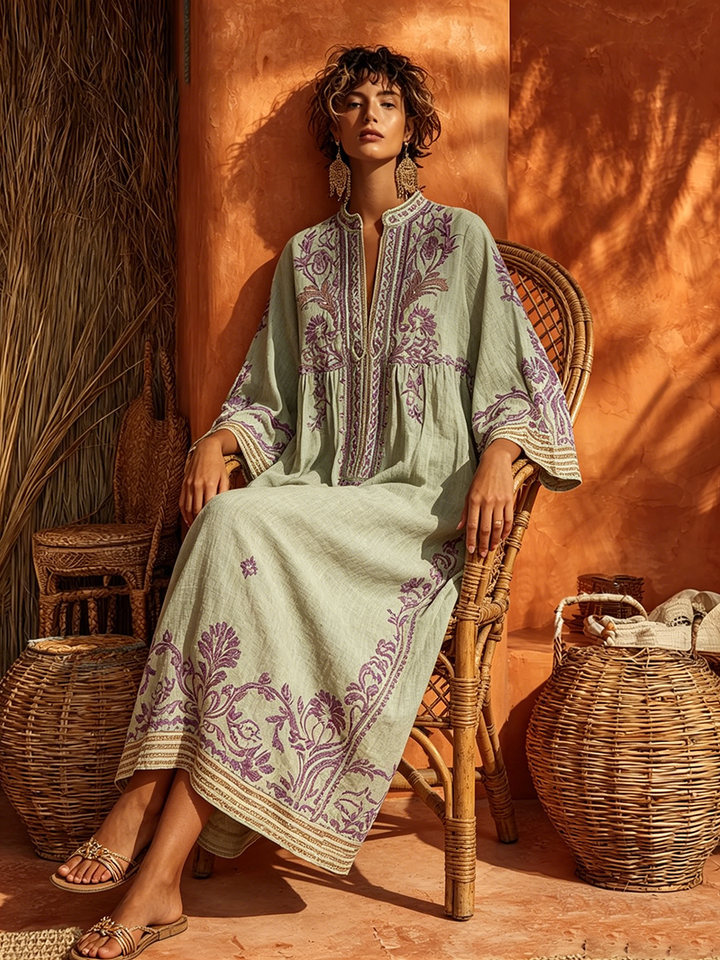 Elena™ | Abito Maxi Mediterraneo