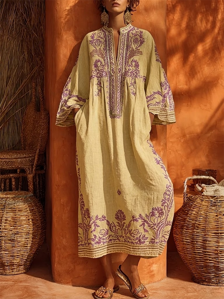 Elena™ | Abito Maxi Mediterraneo
