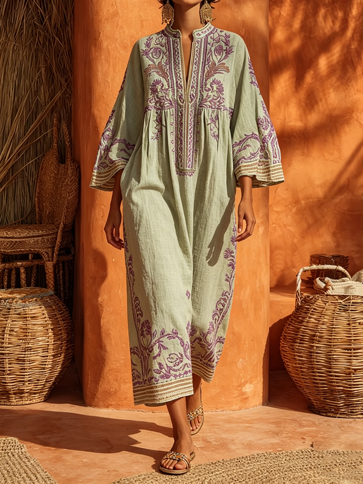 Elena™ | Abito Maxi Mediterraneo