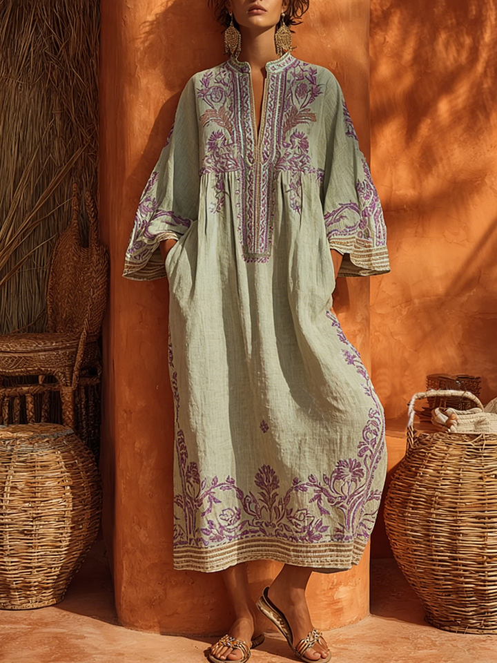 Elena™ | Abito Maxi Mediterraneo
