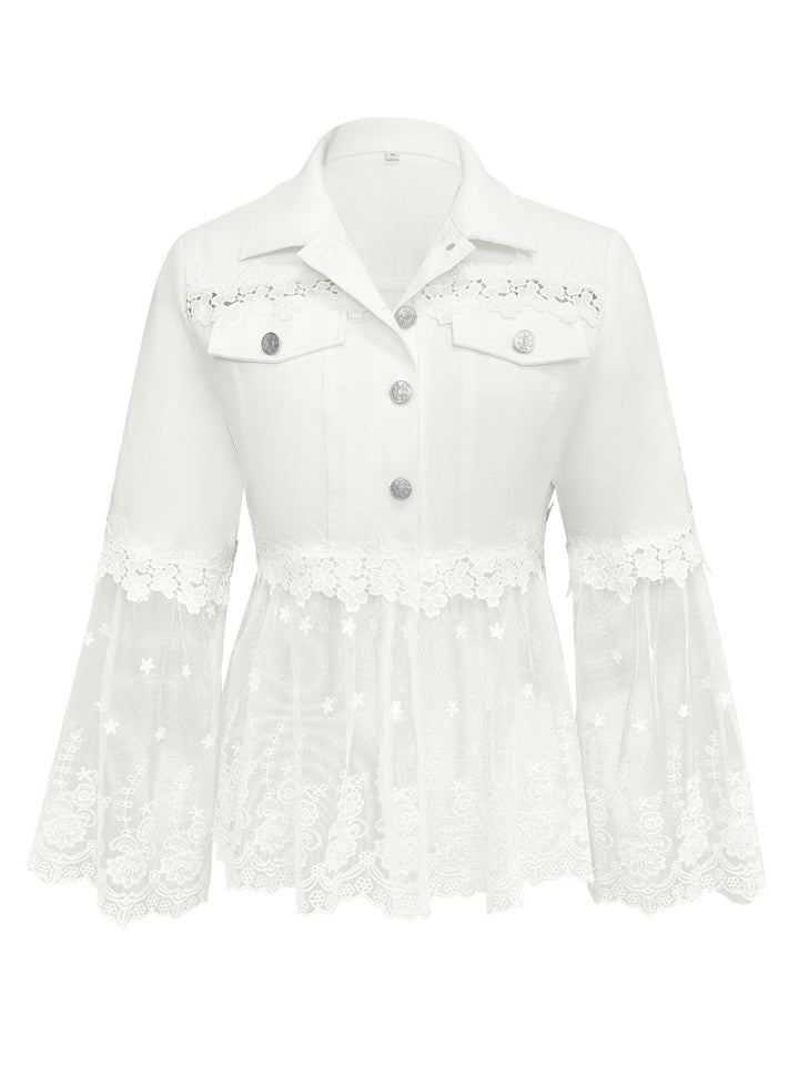 Sunnelace™ | Giacca con Pannelli in Pizzo