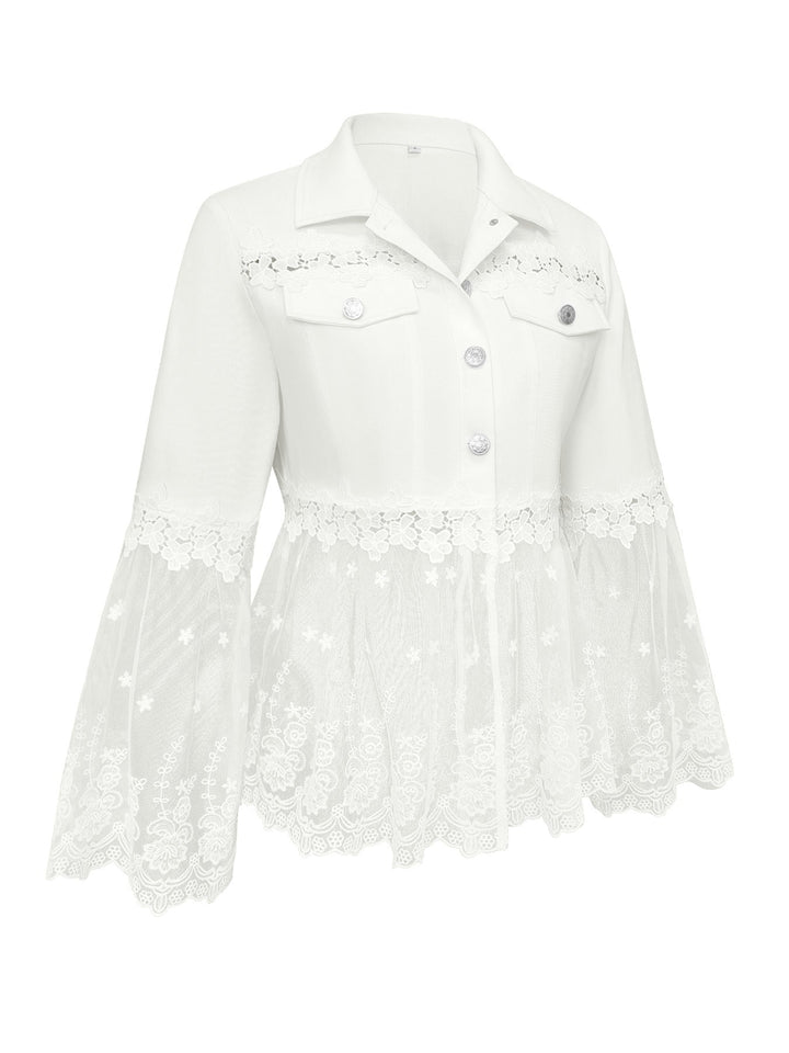 Sunnelace™ | Giacca con Pannelli in Pizzo