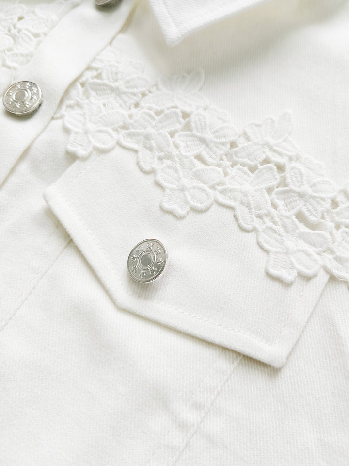 Sunnelace™ | Giacca con Pannelli in Pizzo
