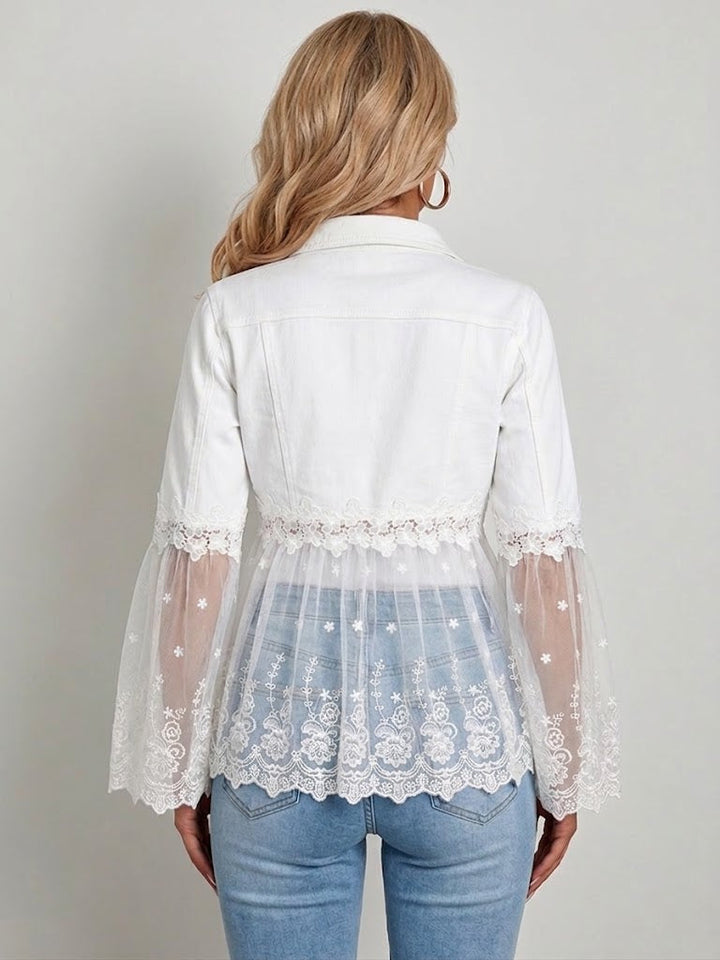 Sunnelace™ | Giacca con Pannelli in Pizzo