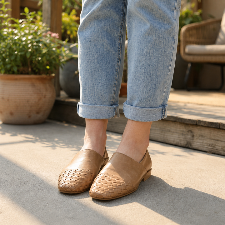 Sally | Mules Intrecciati Slip-On
